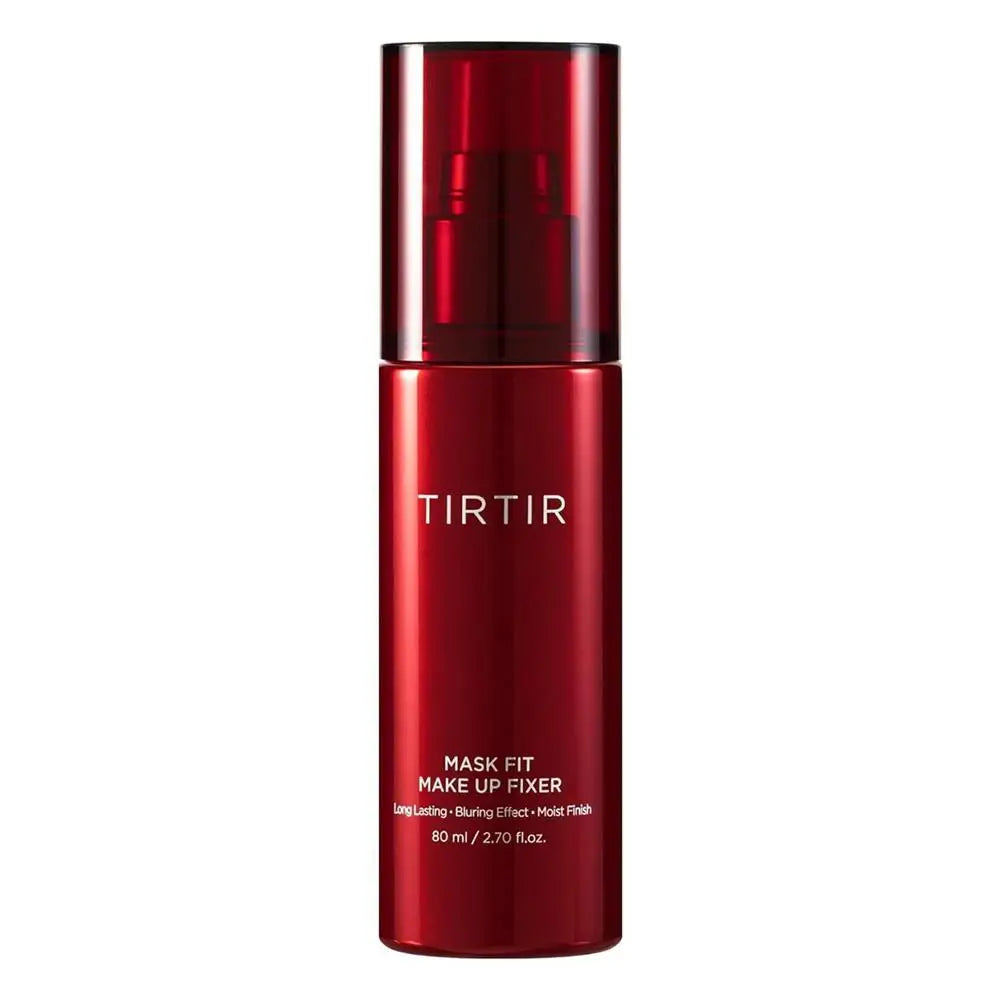 Maquiagem coreana original TIRTIR - 21N 23N 55N Almofada de ar vermelha Base compacta de alta cobertura, spray fixador de maquiagem de 80ml