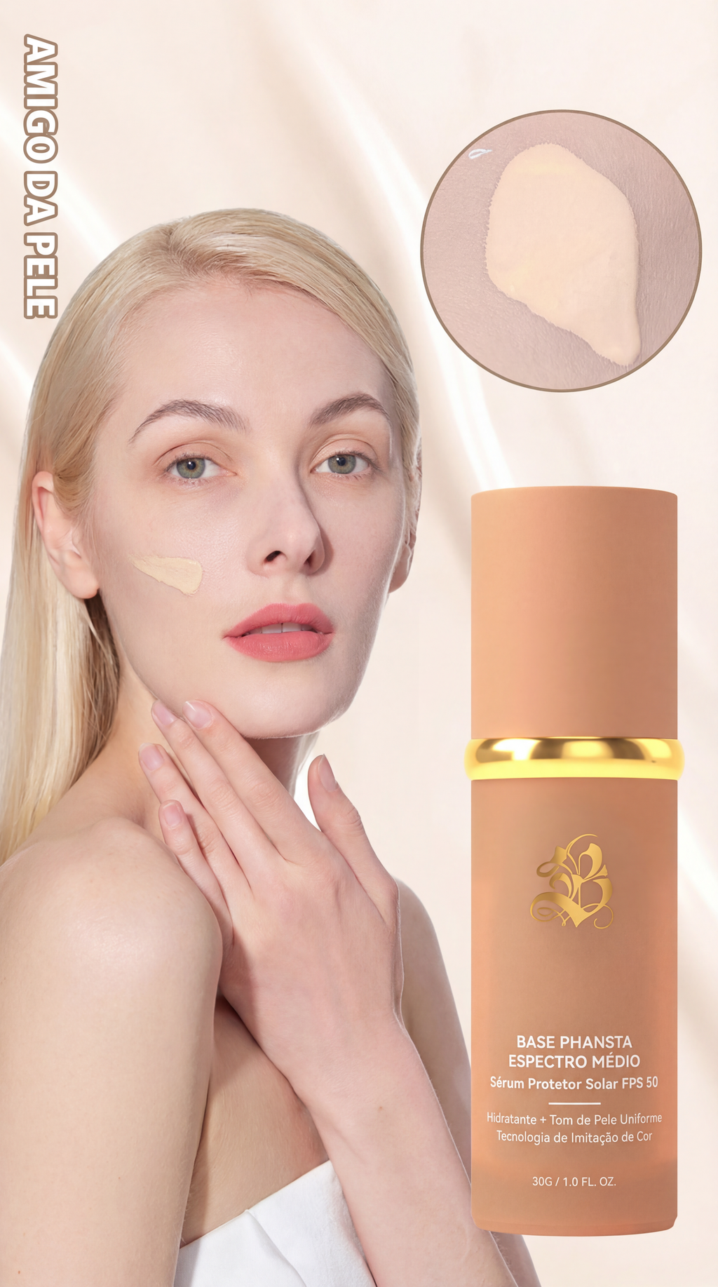 Base 4 em 1 Pele Perfeita em Segundos